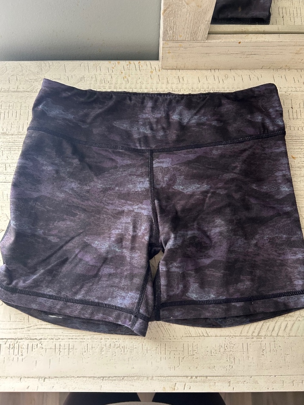 IAB black camo 5-inch booty shorts